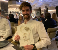  Сюрприз в виде шаржа для Павла, Михаил Шабалин, шаржист